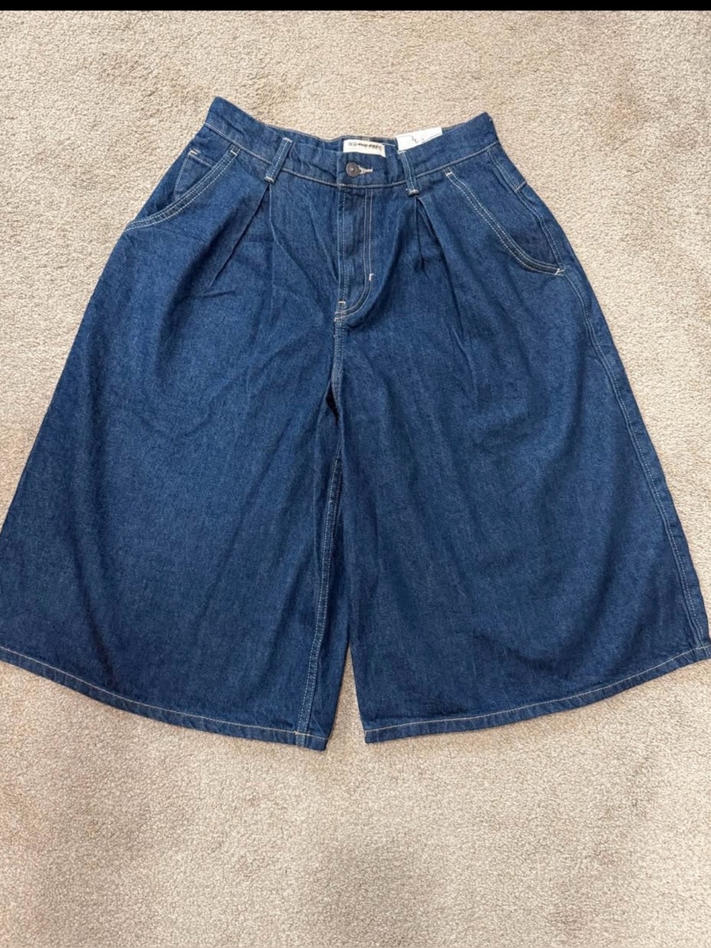 Free People Denim Jorts